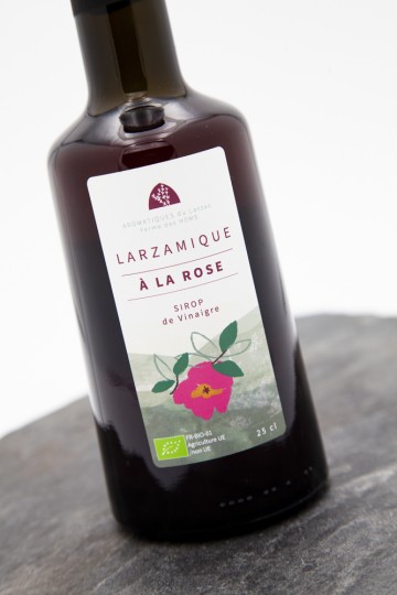 Vinaigre Larzamique à la Rose 25cl