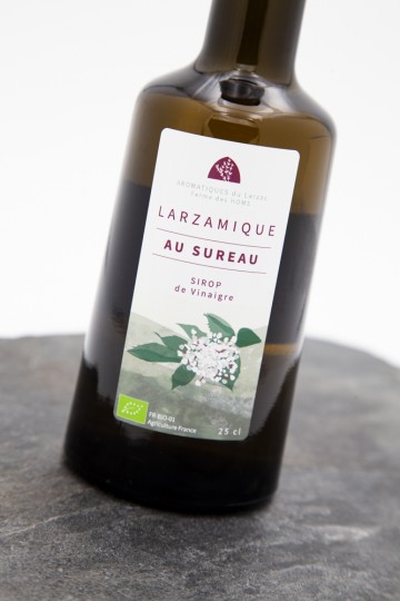 Vinaigre Larzamique à la fleur de sureau  25cl