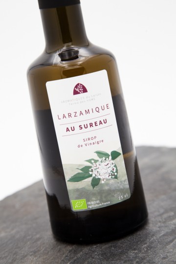 Vinaigre Larzamique à la fleur de sureau  25cl