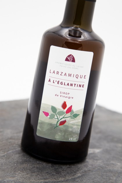 Vinaigre Larzamique à l'Eglantine 25cl