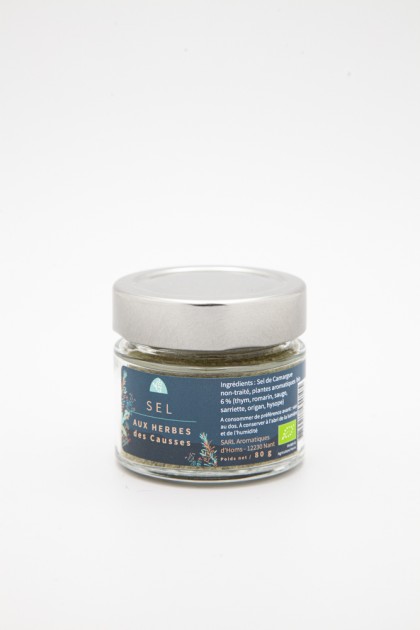 Sel aux herbes des Causses - Pot 80g