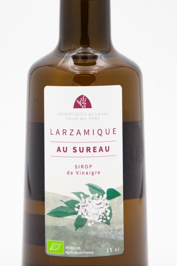 Vinaigre Larzamique à la fleur de sureau  25cl