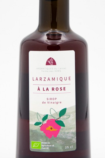 Vinaigre Larzamique à la Rose 25cl