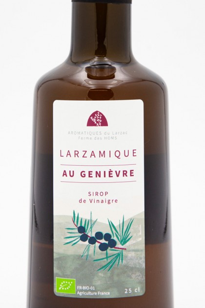 Vinaigre Larzamique au Genièvre  25cl