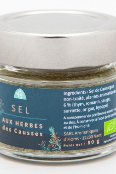 Sel aux herbes des Causses - Pot 80g 2