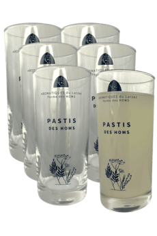 Verres Pastis des Homs - lot de 6
